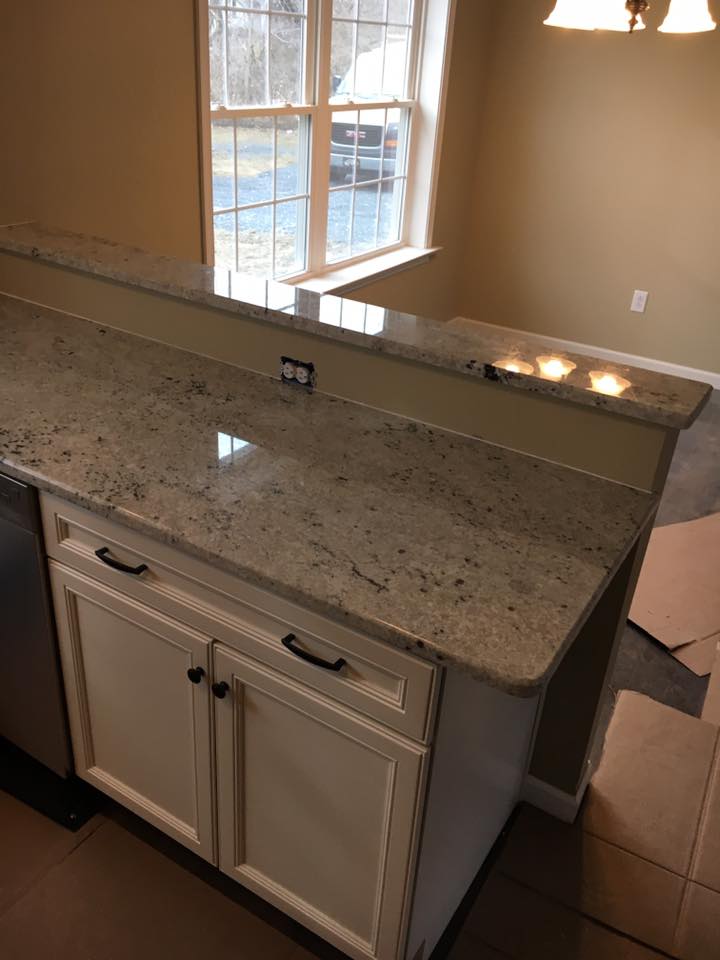 Colonial White Installation Gallery Granite Works of PA