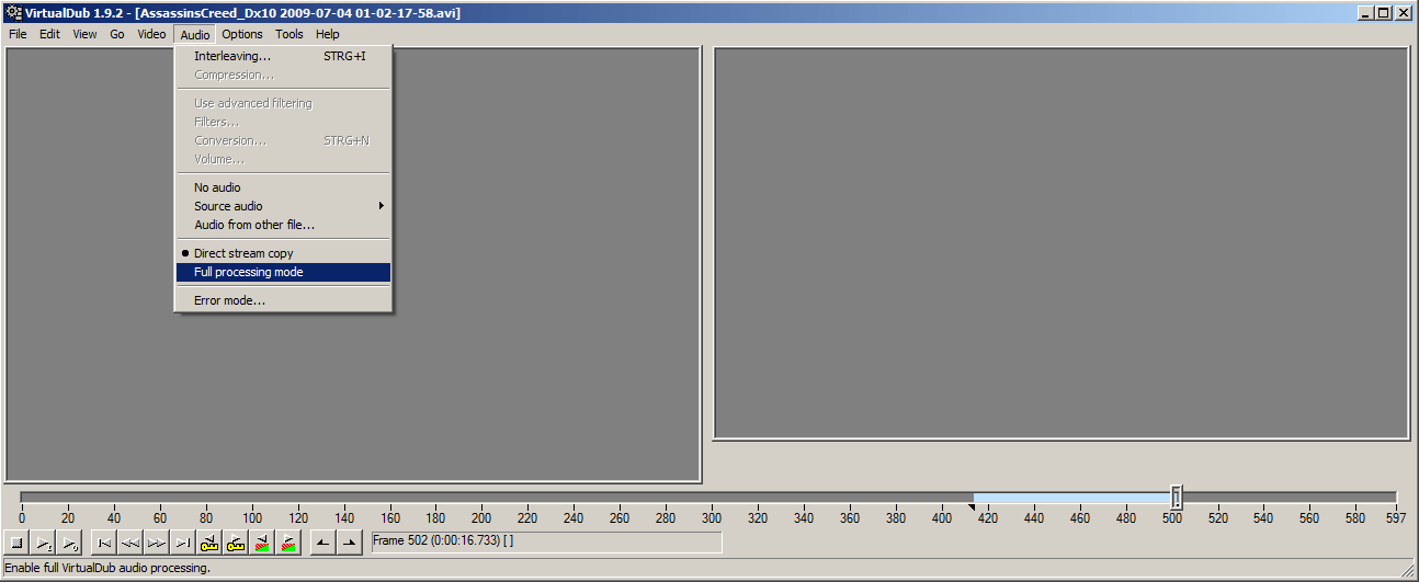 VirtualDub Tutorial Installing VirtualDub and XviD/LAME Codecs ─ .