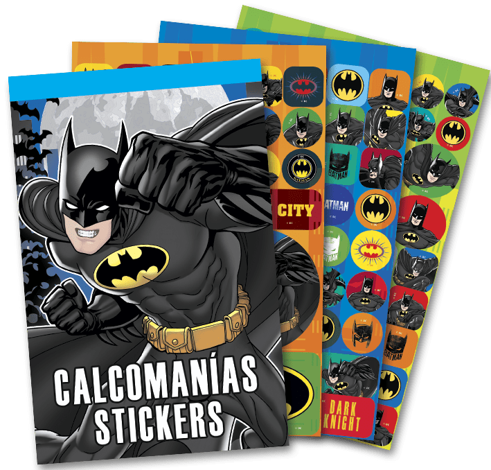 152552 Block de Stickers Batman Clásico Granmark