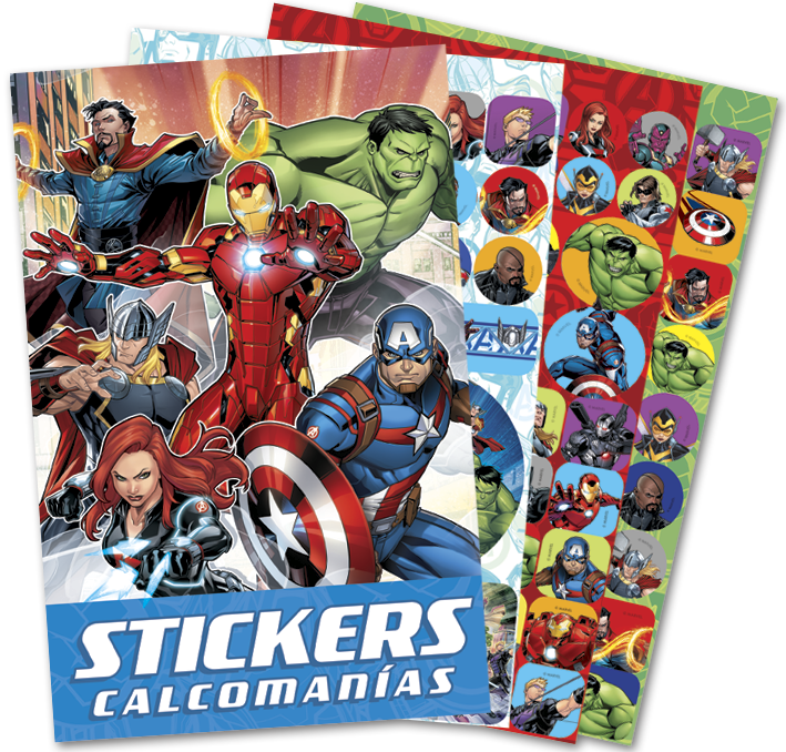 152682 Block de Stickers Avengers Granmark