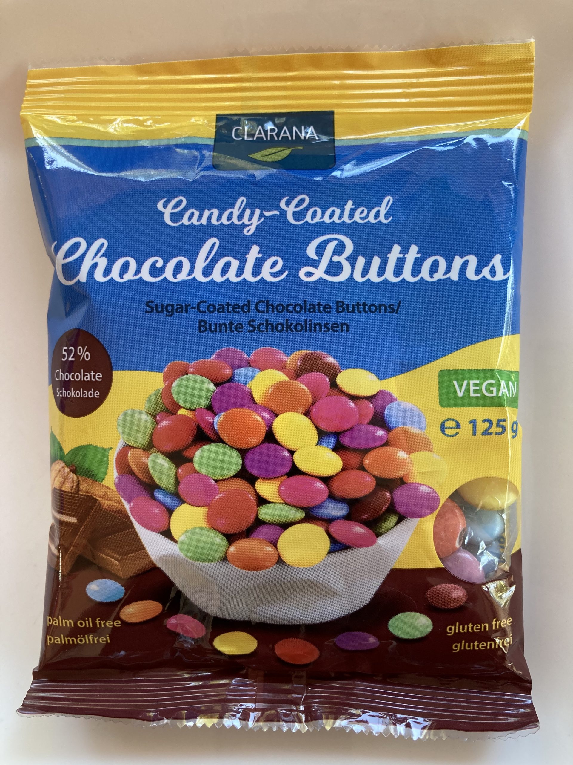 Vegan Chocolate Buttons 125g Granny Macs