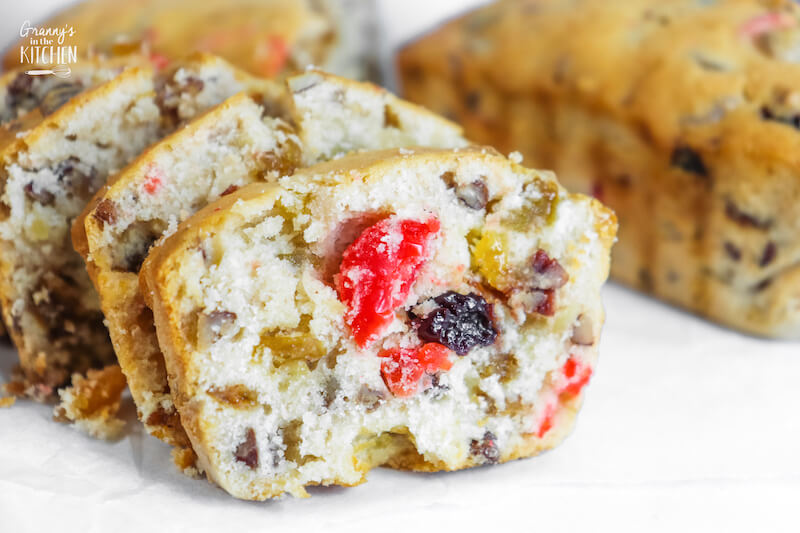 Old Fashioned White Fruit Cake Granny's in the Kitchen
