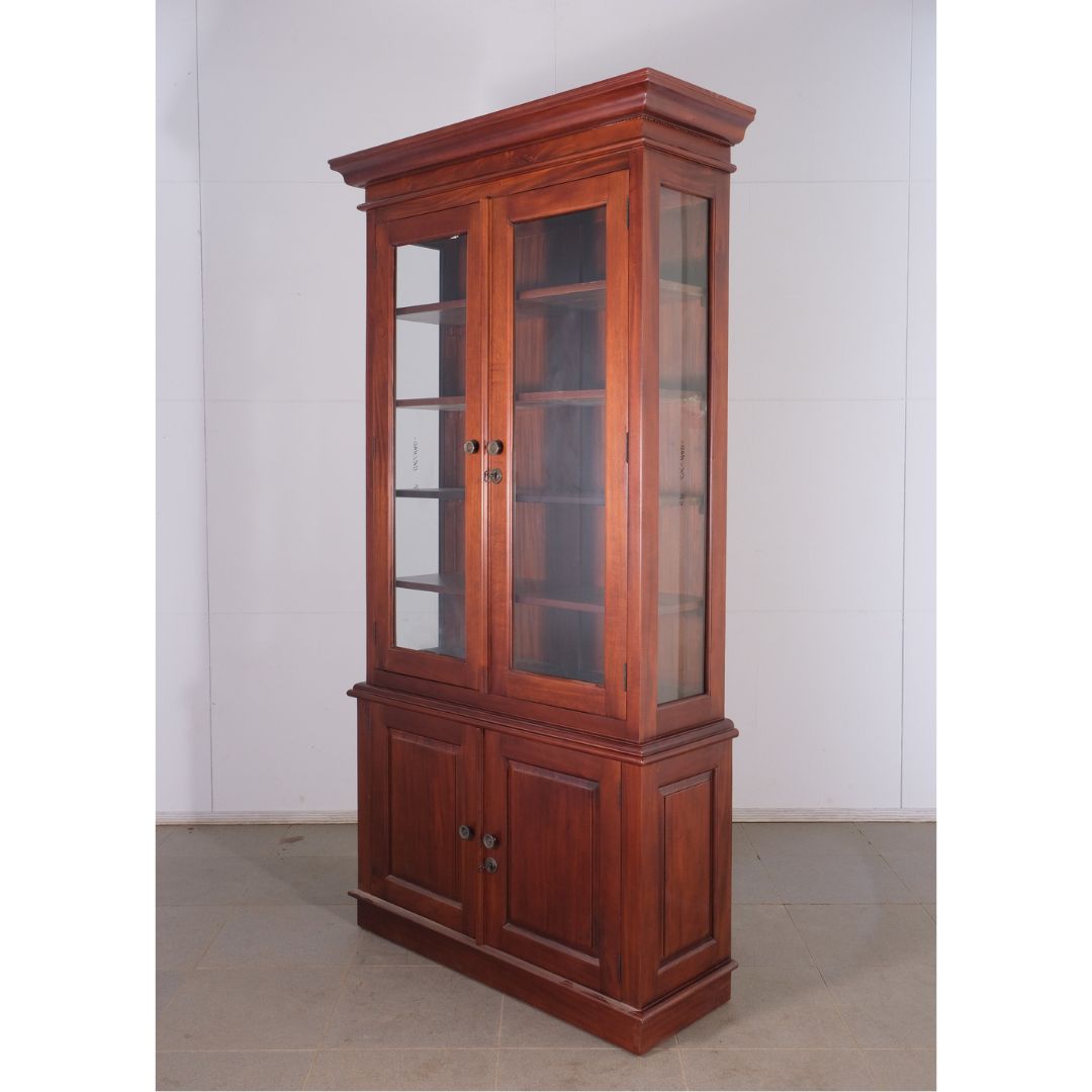 2 glazed door 2 door bookcase Granny Smith