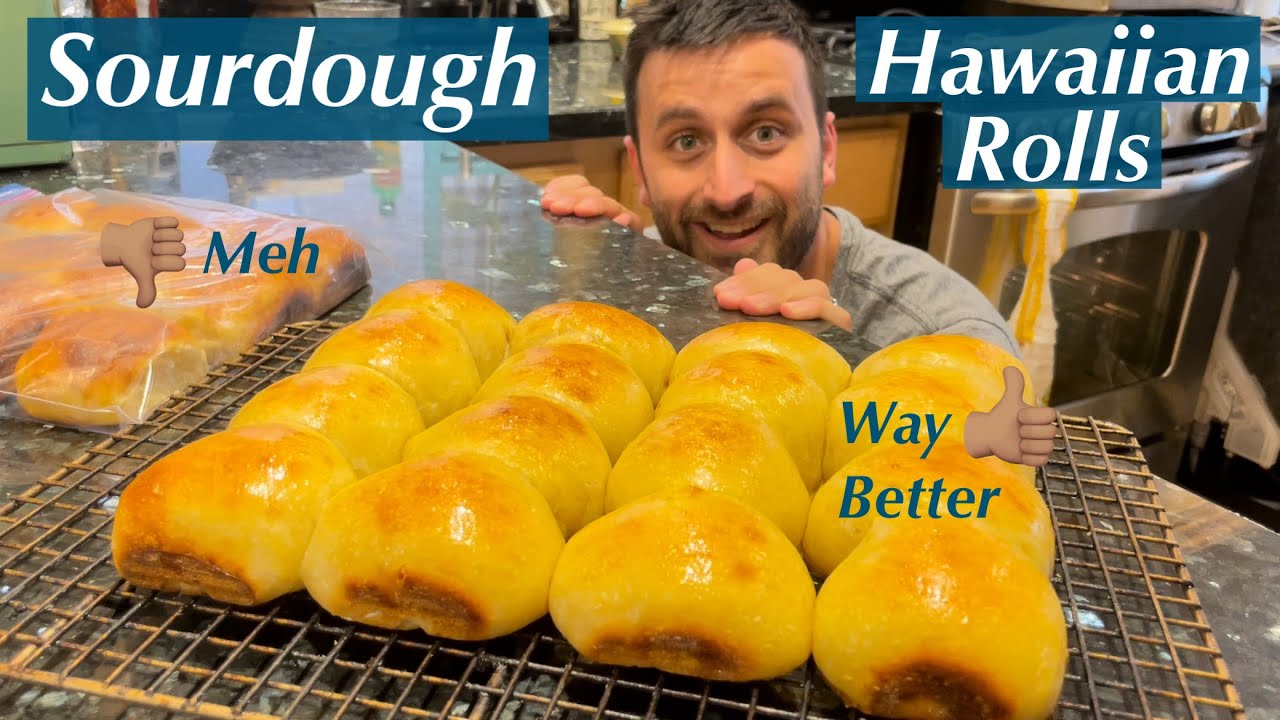 Sourdough Hawaiian Rolls Recipe Grant Bakes