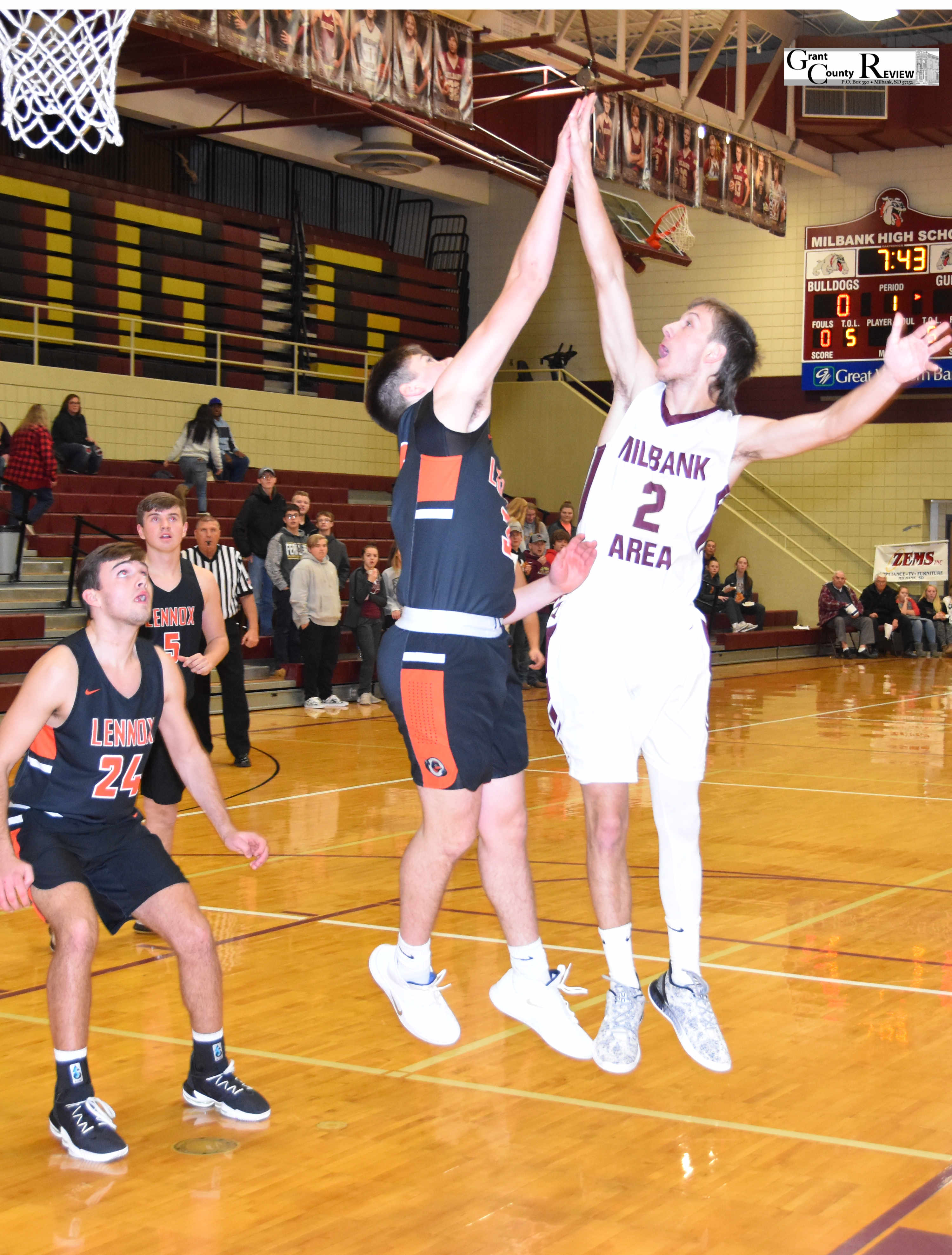 MHS Boys Basketball vs Lennox Dec 2019 Grant County Review