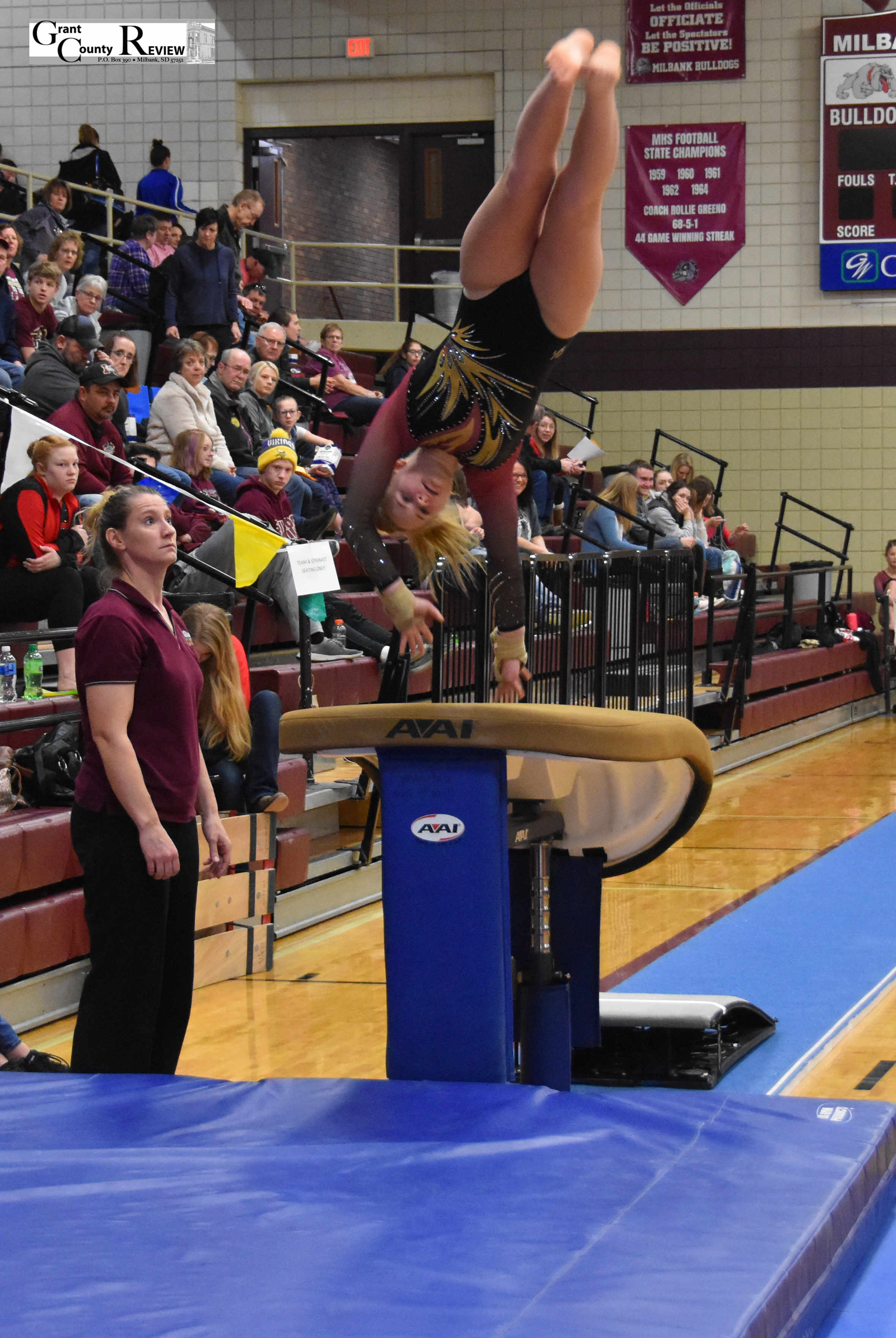 Gymnastics meet December 2019 Grant County Review