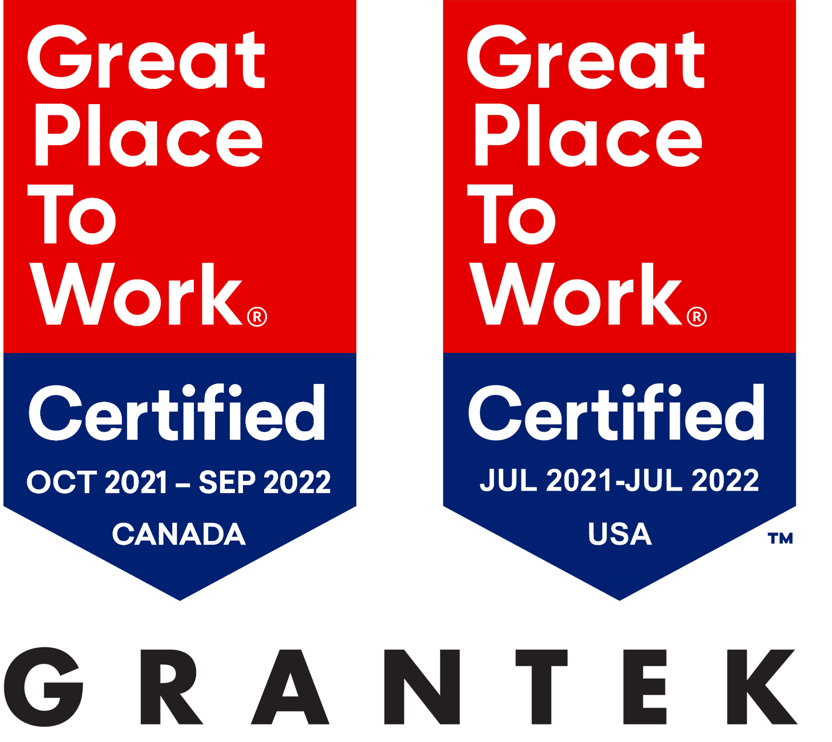 Grantek Named a 2021 Great Place to Work® in the United States and