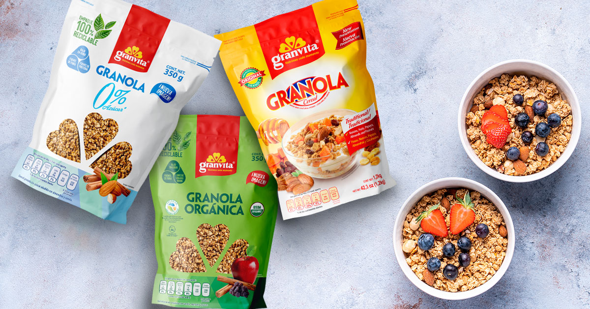 Granola, el cereal que debes incluir en tu alimentación Granvita