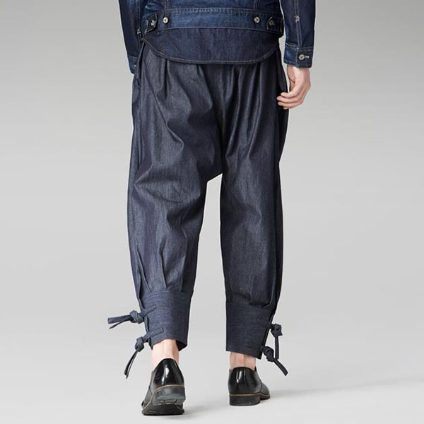 Traditional Japanese Worker Pants Get A Denim Samurai Makeover grape