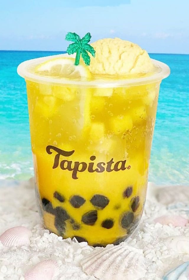 Tapista’s tropical boba parfaits feature Alphonso mangoes, bananas and
