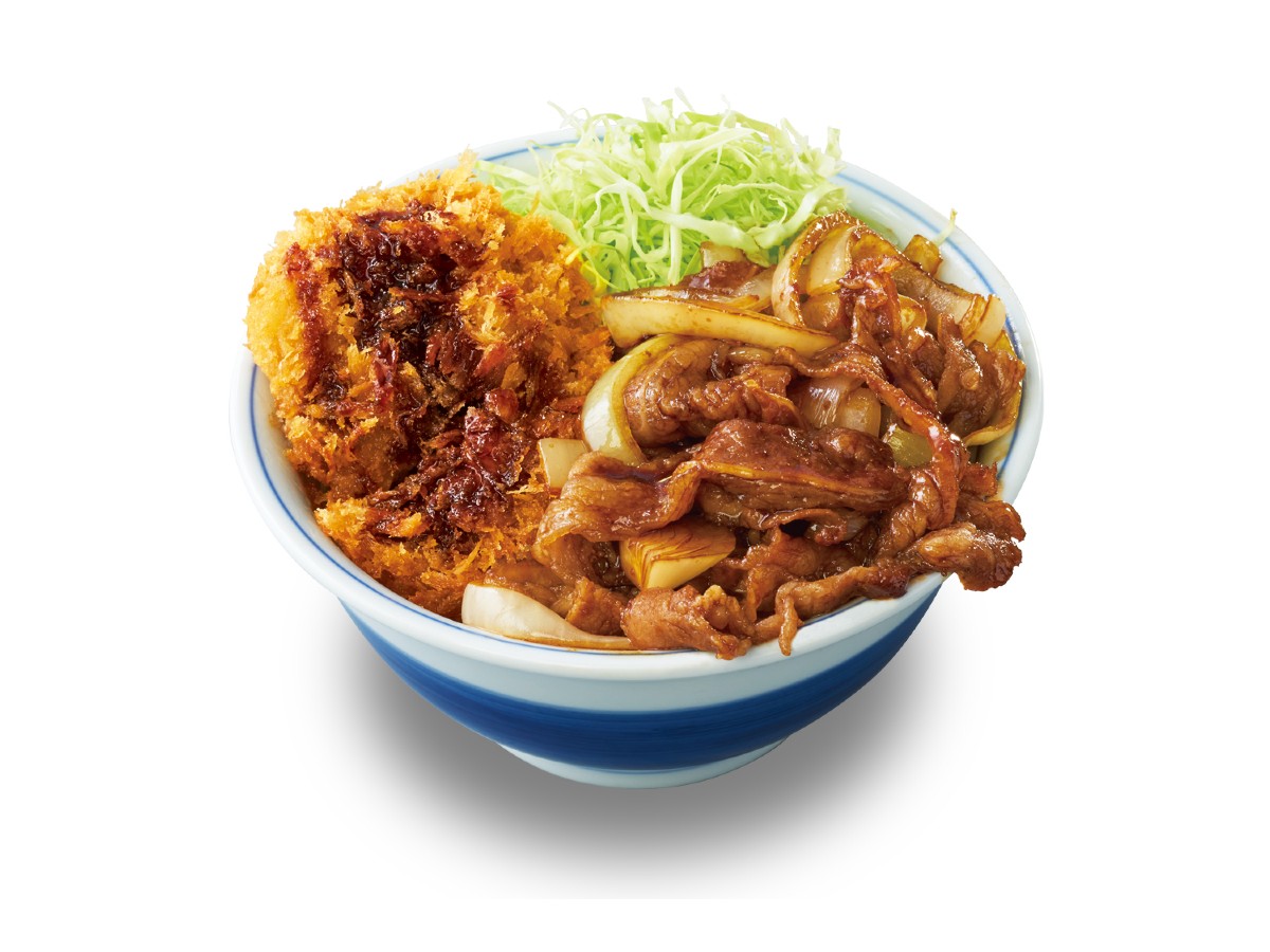Japanese beef katsu and yakiniku bowls is a meat marriage made in