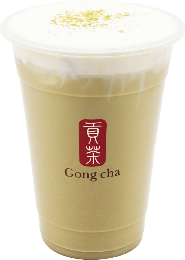 Gongcha releases two new roasted green tea bubble teas in Japan grape