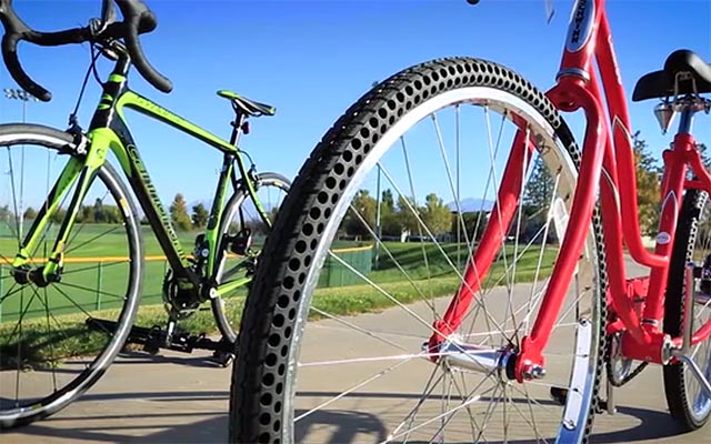 空気入れすら不要！『絶対パンクしない自転車タイヤ』が開発され、自転車ユーザー歓喜 grape [グレイプ]