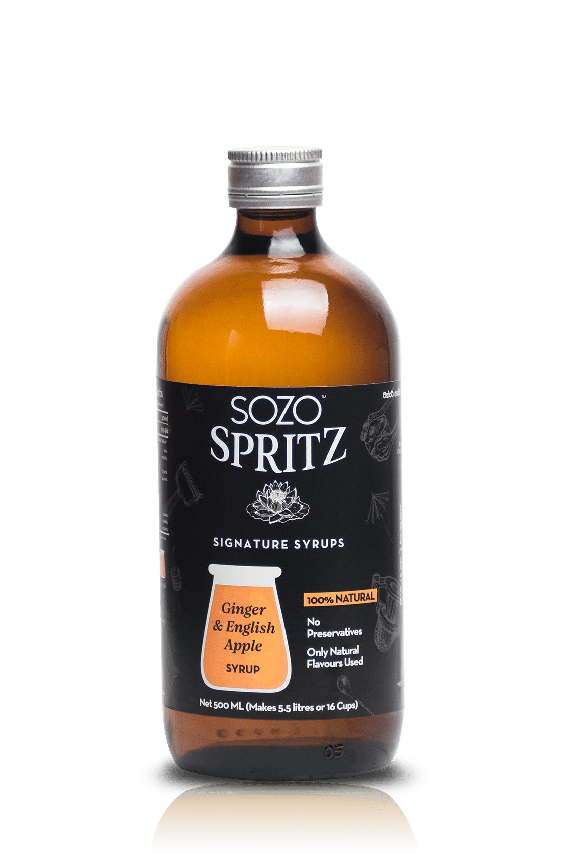 Sozo Spritz Ginger & English Apple Syrup Grape Expectations (Pvt) Ltd