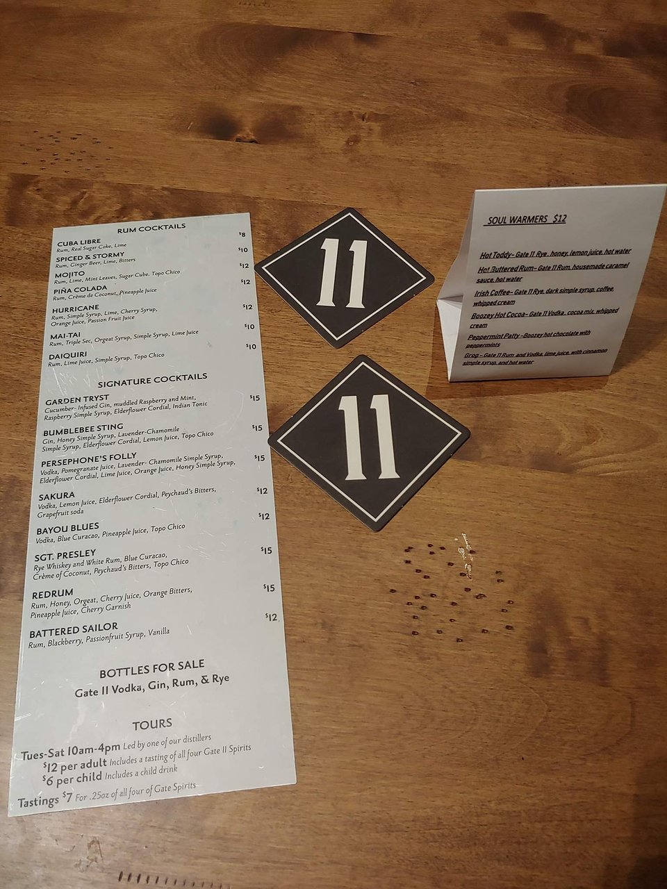 Gate 11 Distillery Tennessee Distiller of Rum, Gin, Whiskey