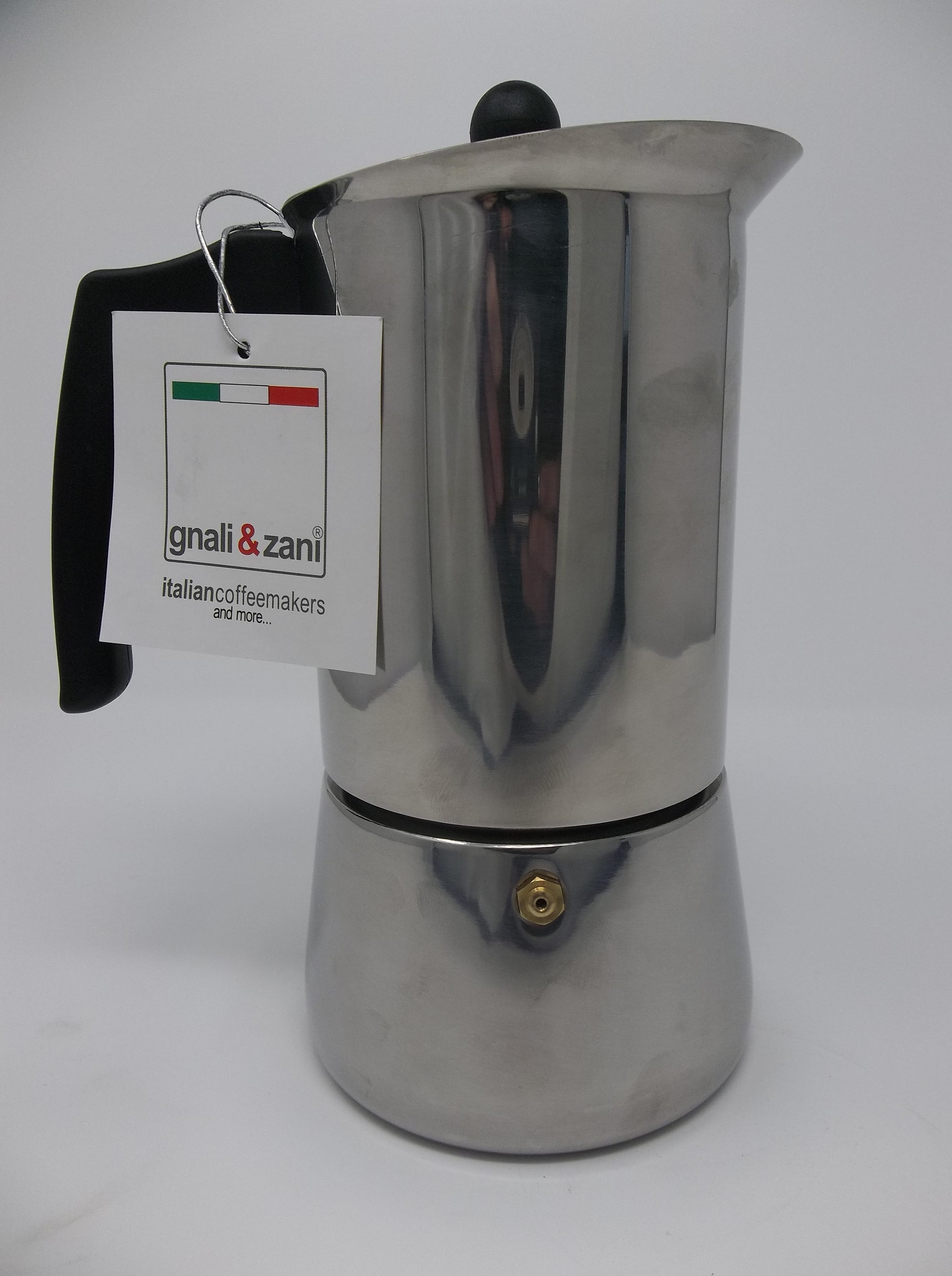 9 Cup Italian Coffee Maker Grape Grain And Bean