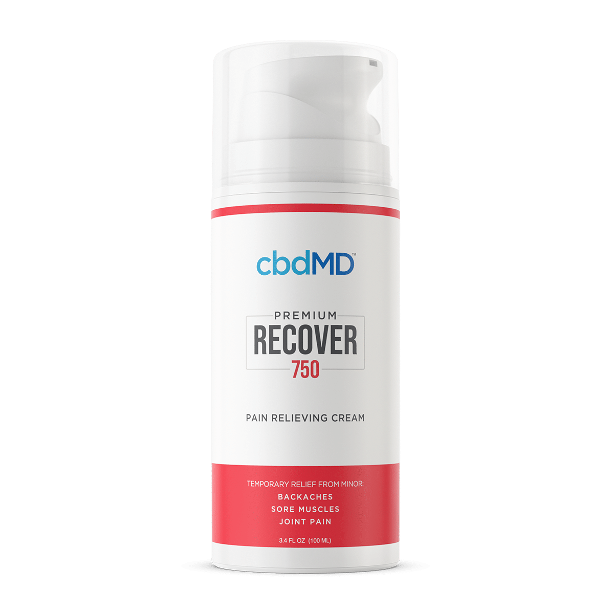 cbdMD Recover 750mg Pain Cream Grape Grain And Bean