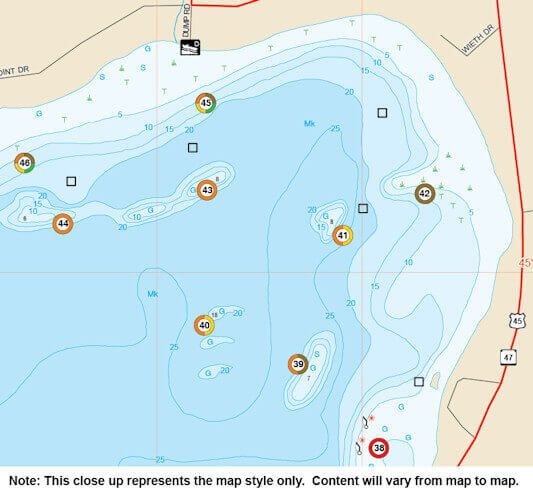 Lake Erie (Bass Islands Area) Map Grapentin Specialties, Inc.