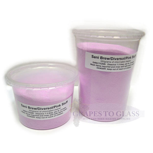 Sani Brew / Diversol / Pink Stuff Grapes to Glass
