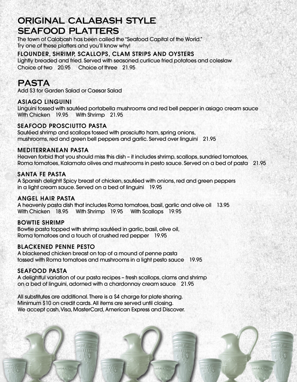 Grapevine_Menu 3 Grapevine Restaurant
