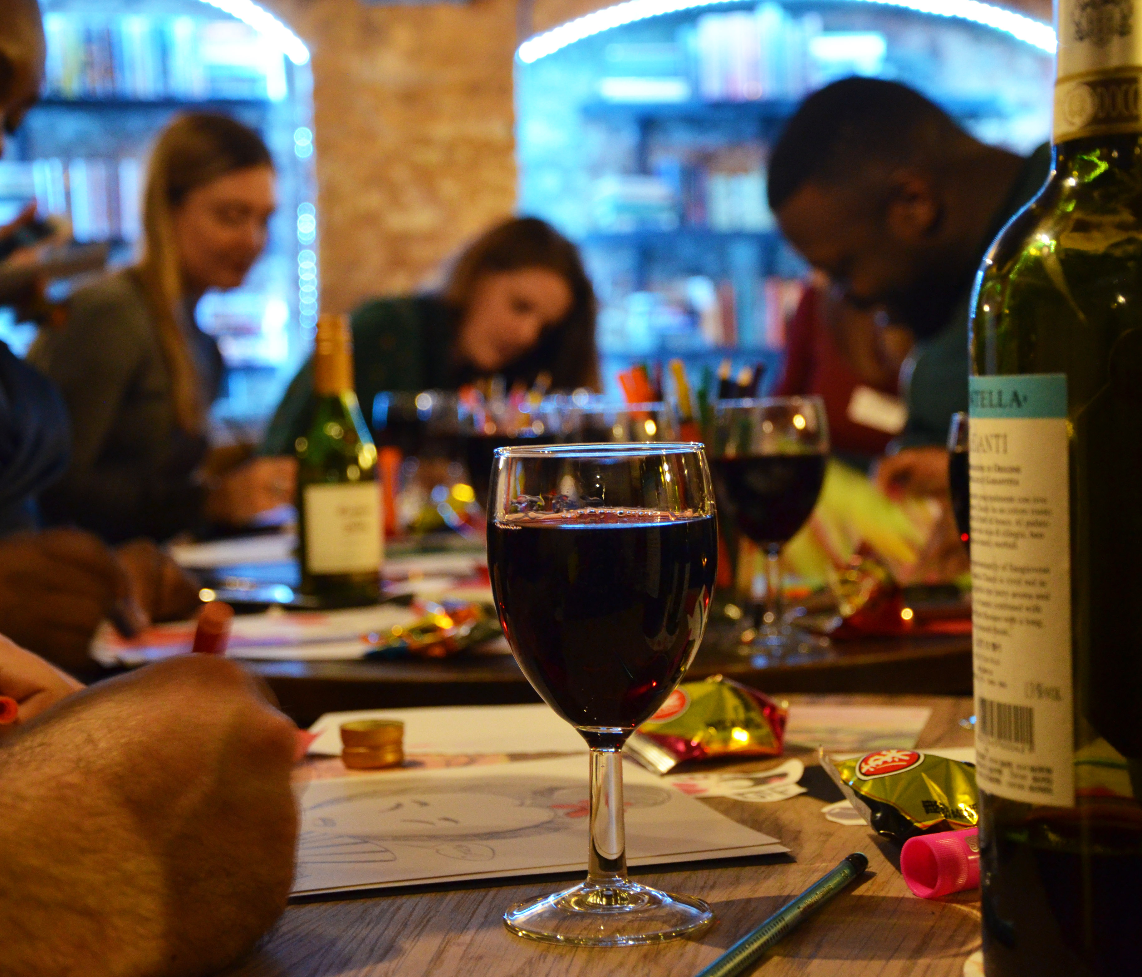 Drink and Draw An exciting new way to spend your free time The