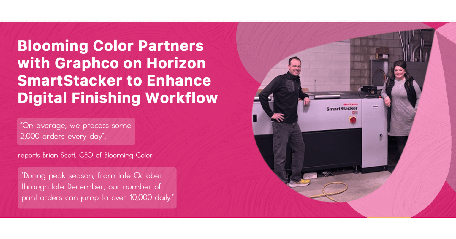 Blooming Color Partners with Graphco on Horizon SmartStacker to Enhance