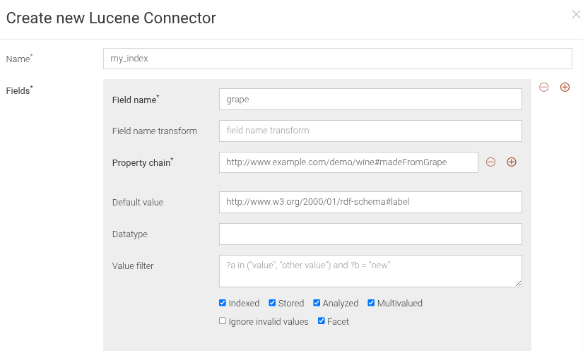 Lucene GraphDB Connector — GraphDB 10.7 documentation