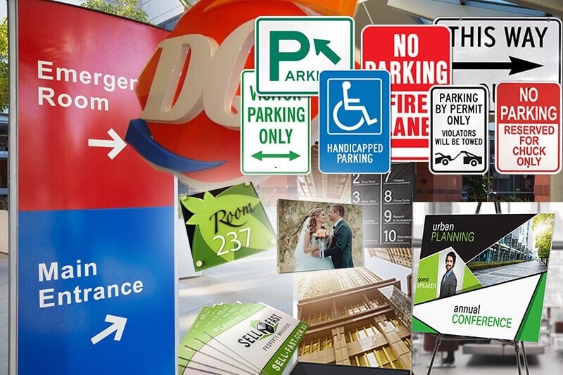 best sign material choices need 12 day delivery?