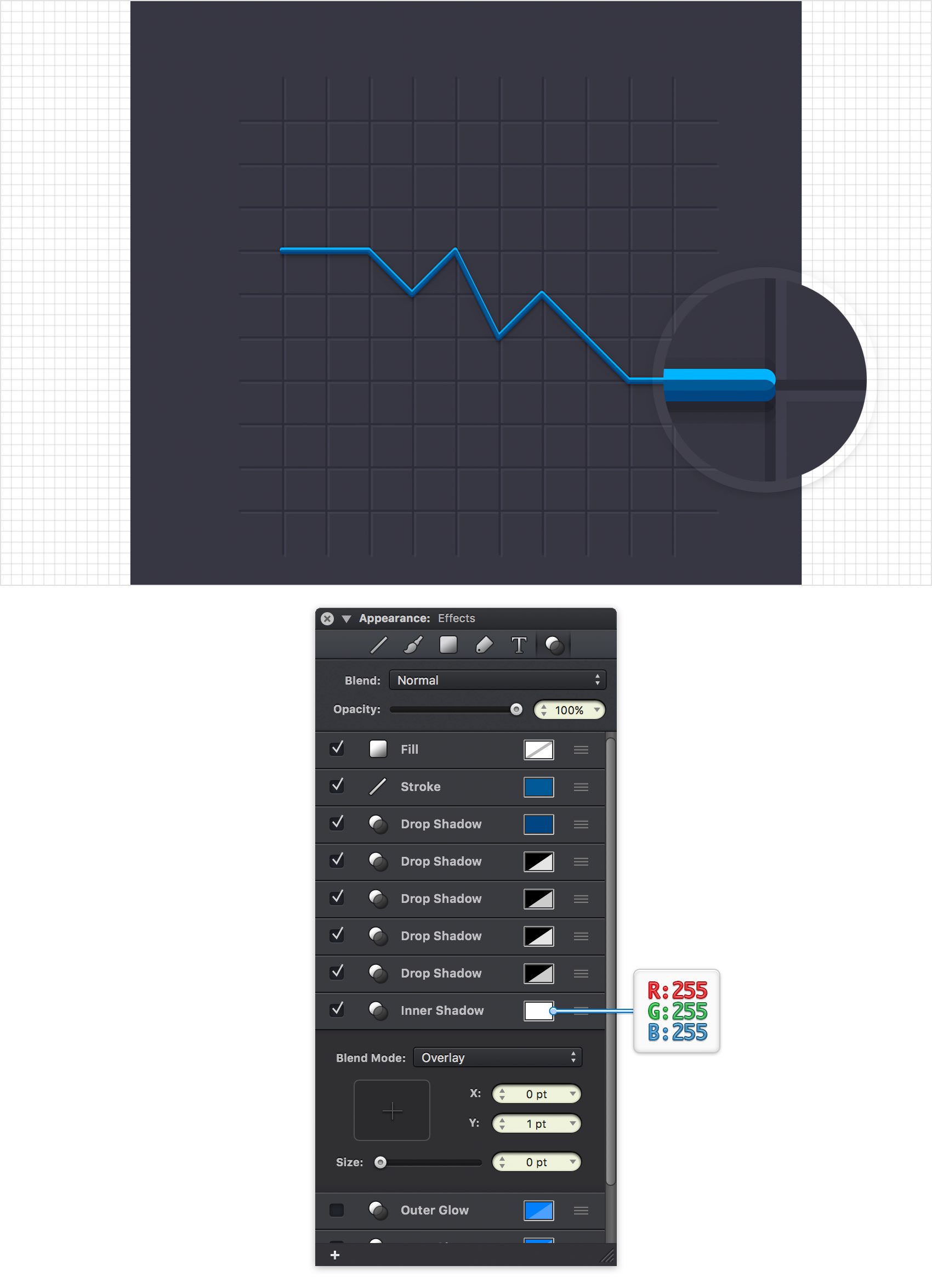 Graphic Create a Line Chart Design