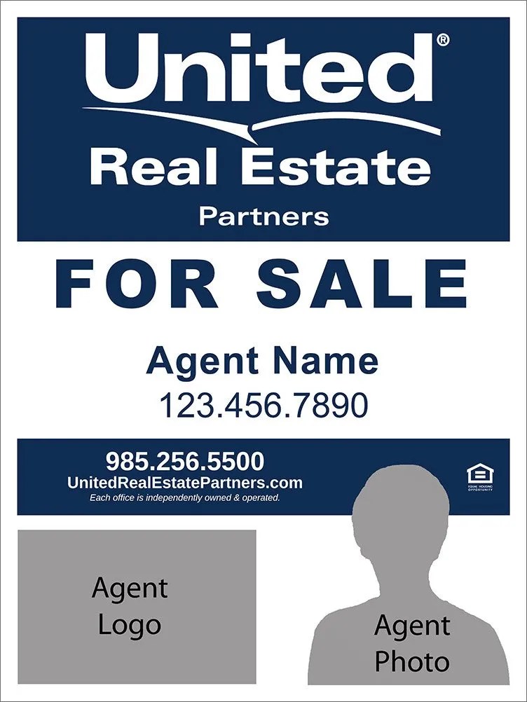 United Real Estate Partners 24x32 Photo Signs