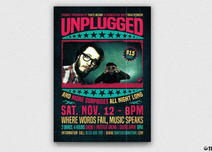 15+ Concert Flyer Template PSD, Vector EPS and InDesign Format