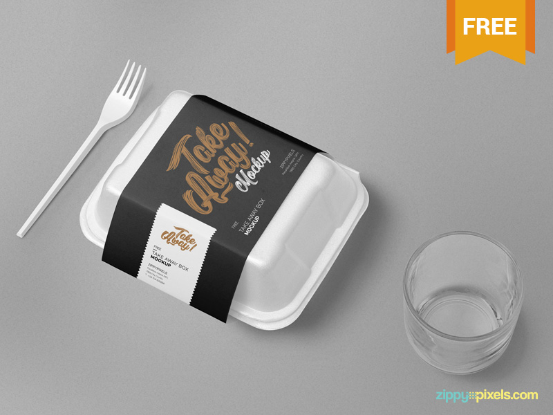 45+ Free Food Box Mockup PSD for Branding
