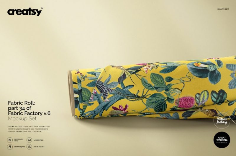 11+ Fabric Mockup PSD for Apparel Design Presentation