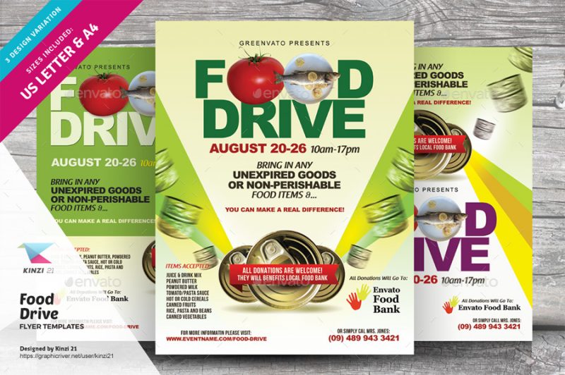 7+ Food Drive Flyers Template PSD and Ai Format Graphic Cloud