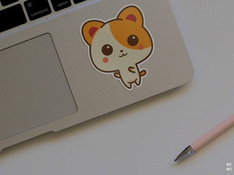 25+ Sticker Mockups PSD Collection 2020 Free Download