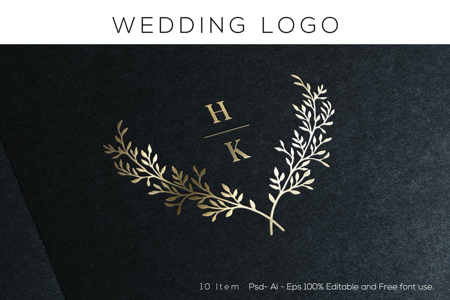 17+ Best Wedding Logo Design Templates Graphic Cloud