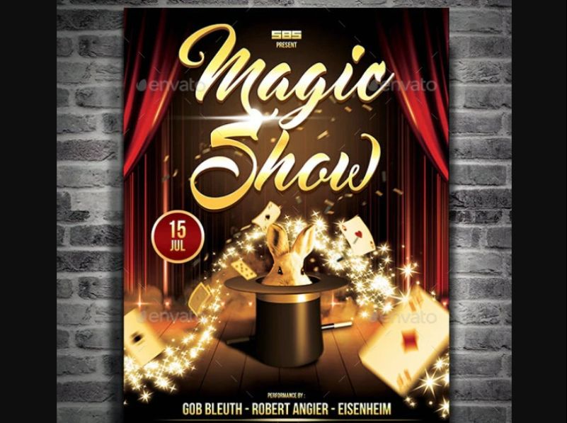 21+ Best Magic Show Flyer Template Downloads Graphic Cloud