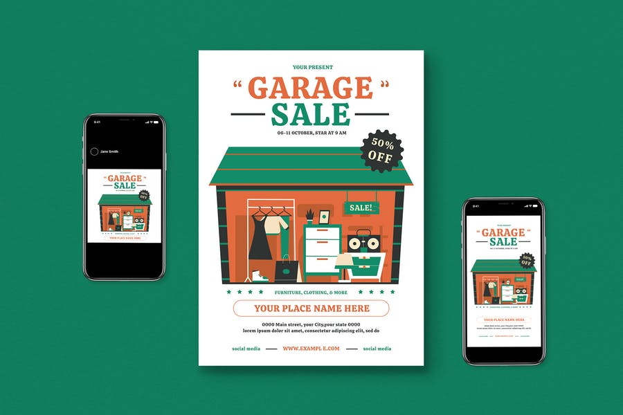 15+ Best Garage Sale Flyer Templates Download Graphic Cloud