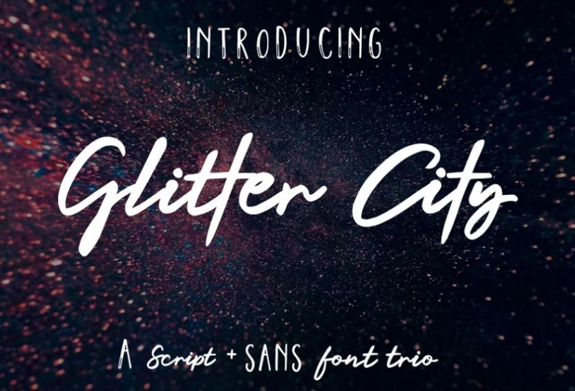 21+ Free Glitter Fonts TTF and OTF Downloads Graphic Cloud