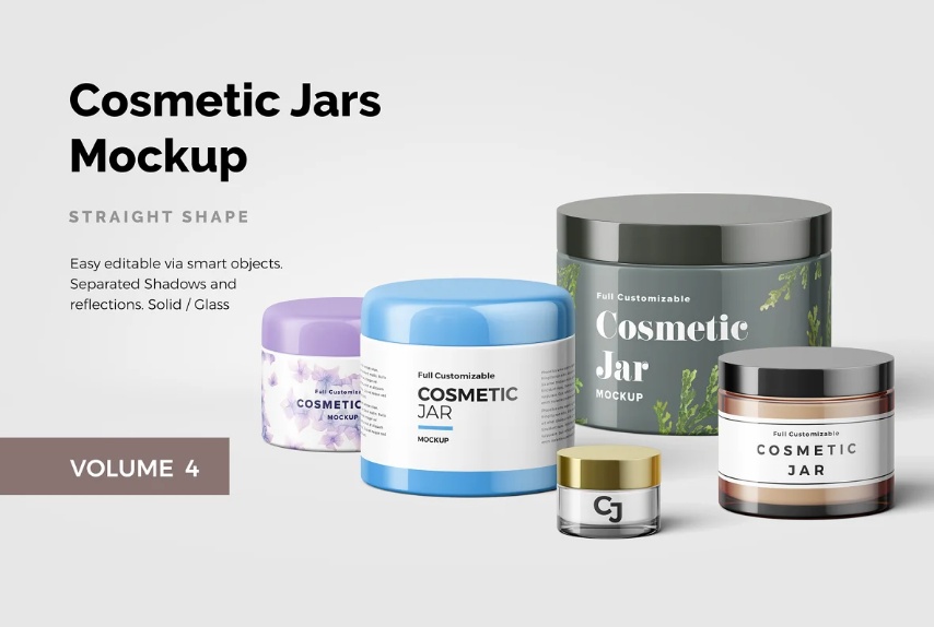 21+ Free Cream Jar Mockup PSD Download Graphic Cloud