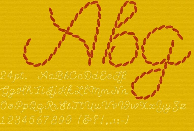 Sewing Font