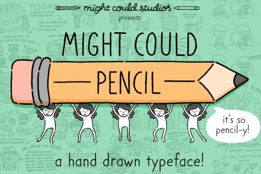 21+ FREE Pencil Fonts TTF OTF Downloads Graphic Cloud