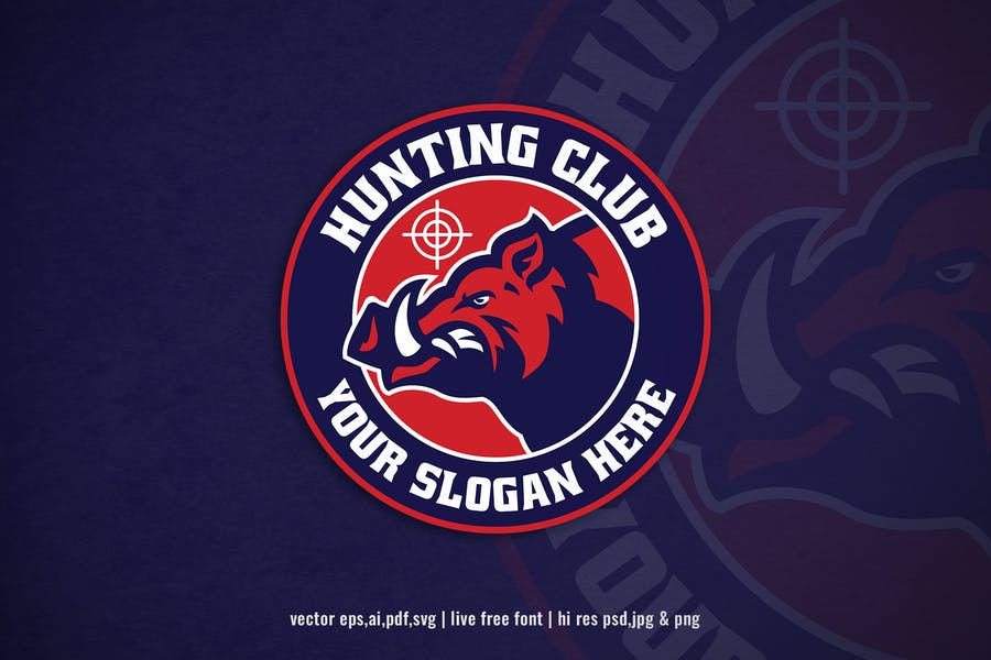 15+ Best Hunting Logo Designs Template Download Graphic Cloud