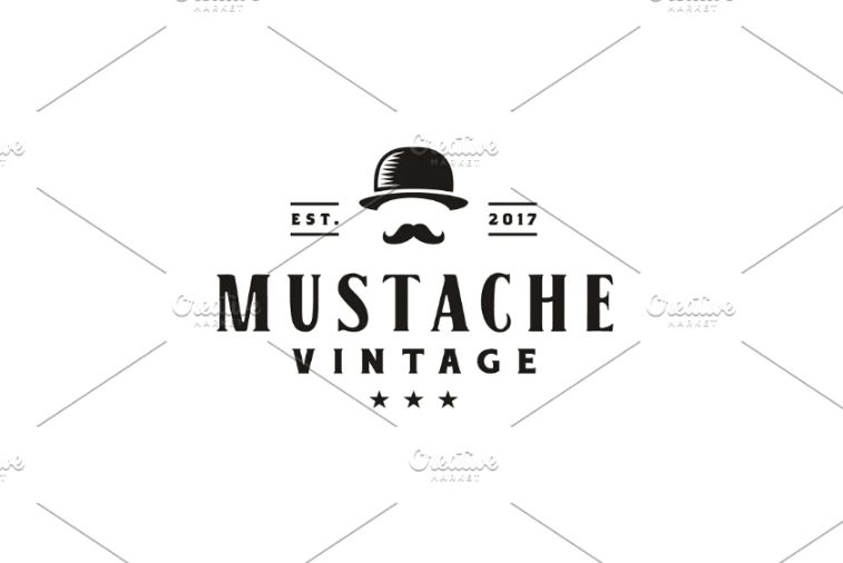 15+ Best Mustache Logo Designs Template Download Graphic Cloud