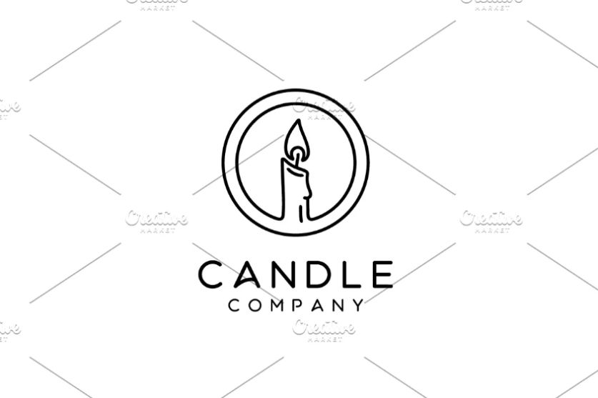 15+ FREE Candle Logo Designs Template Download Graphic Cloud