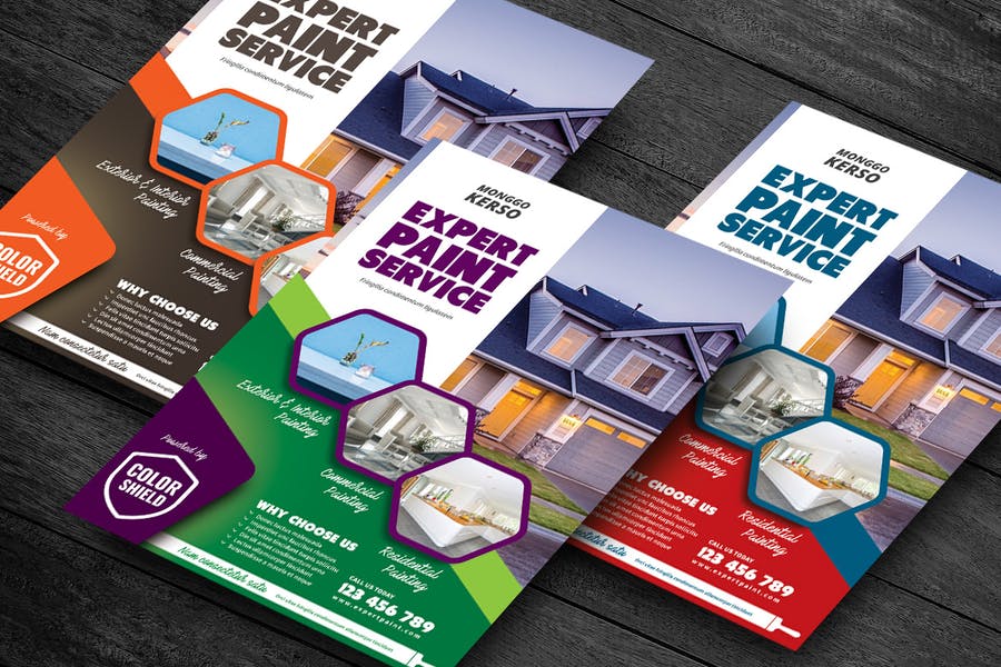 15+ Painting Services Flyer Template PSD Free Download Graphic Cloud