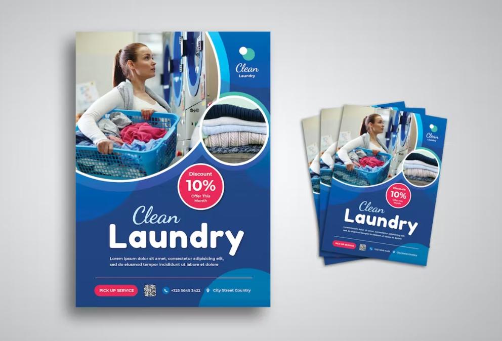 21+ Laundry Services Flyer Template PSD AI Graphic Cloud