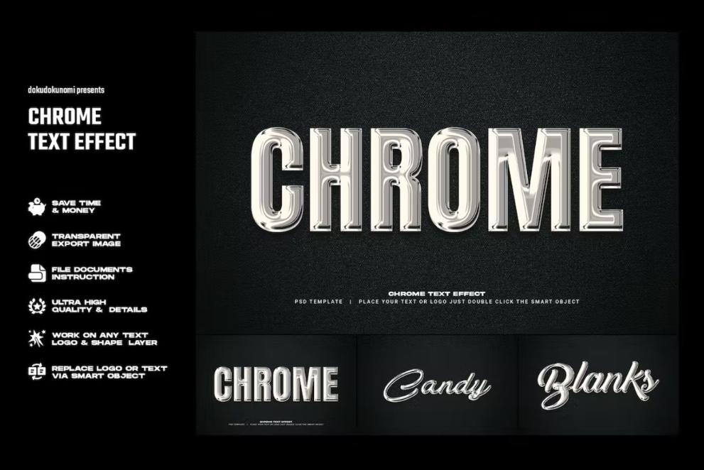 15+ Chrome Text Effects ATN FREE Download Graphic Cloud