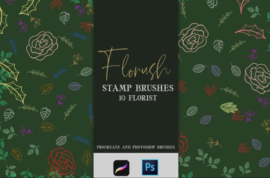 15+ Nature Brushes Procreate ABR FREE Graphic Cloud