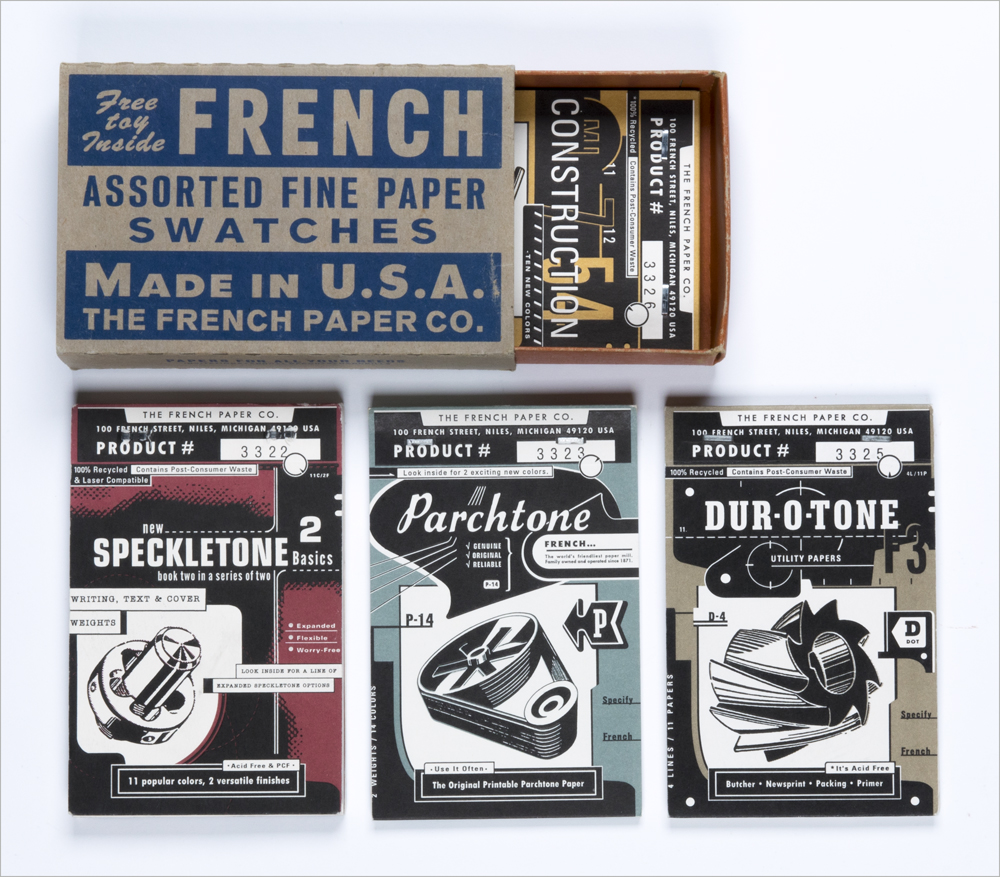 French Assorted Paper Swatchbook Set West Michigan Graphic Design